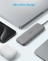 Anker 332 hub USB-C 5w1, HDMI 4K, 2x USB-A, PD 85 W, szary