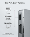 Anker 547 hub USB-C 7 w 2 do MacBooka, HDMI 4K, Thunderbolt 4