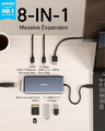 Anker 555 PowerExpand – hub USB-C 8w1, HDMI 4K, Ethernet, PD 85 W