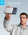 Anker 621 MagGo 5000 mAh – magnetyczny powerbank USB-C, biały – zdjęcie 2