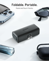 Anker 621 powerbank 5000 mAh z wtyczką Lightning, 12 W, czarny