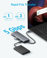 Anker hub USB-C 14 w 1, potrójny wyświetlacz, 2x HDMI + VGA – zdjęcie 4