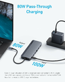 Anker hub USB-C 14 w 1, potrójny wyświetlacz, 2x HDMI + VGA – zdjęcie 6