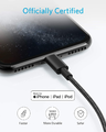 Anker kabel USB-A Lightning 2 szt. 1,8 m, nylon, MFi, czarny
