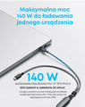 Anker kabel USB-C 2w1 140 W, rozdzielacz na dwa urządzenia, 1,2 m, biały