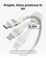 Anker kabel USB-C USB-C 240 W, pleciony, 1,8 m, biały