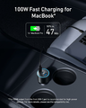 Anker ładowarka samochodowa USB-C 167,5 W, 3 porty