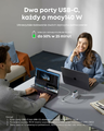 Anker ładowarka USB-C 140 W - 4 porty, wyświetlacz dotykowy, srebrna – zdjęcie 3