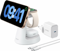 Anker MagGo 3w1 Qi2 15 W - stacja ładująca ze stojakiem, biała – zdjęcie 2