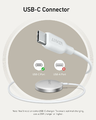 Anker MagGo ładowarka bezprzewodowa MagSafe Qi2 15 W, biała