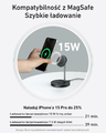 Anker MagGo stojak 2 w 1 ładowarka indukcyjna MagSafe 15 W, czarny – zdjęcie 3