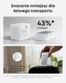 Anker Nano adapter podróżny 5w1, 4 porty USB, ponad 200 krajów, biały