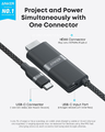 Anker Nano kabel adapter USB-C do HDMI 4K 60Hz, PD 140 W, 90 cm