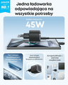 Anker Nano ładowarka USB-C 45 W + kabel 1,8 m, czarna