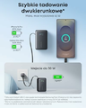 Anker Nano Powerbank 10000 mAh ze zwijanym kablem USB-C 45 W, czarny – zdjęcie 4