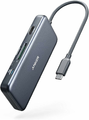 Anker PowerExpand+ hub USB-C 7 w 1, HDMI 4K, SD, szary