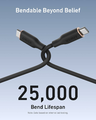 Anker PowerLine III Flow zestaw 2x kabel USB-C 240 W, silikon, 1,8 m, czarny