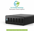 Anker PowerPort 6 – ładowarka sieciowa 60 W, 6 portów USB, czarna