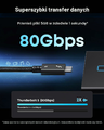 Anker Prime Kabel Thunderbolt 5, USB-C – USB-C, 240 W, 1 m