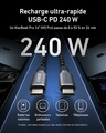 Anker Prime kabel USB-C USB-C 240 W, nylon, 1,8 m, czarny
