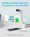 Anker zestaw 2x ładowarka USB-C 20 W + kabel 1,5 m, czarna