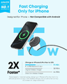 Anker Zolo ładowarka bezprzewodowa Qi2 15 W, MagSafe, czarna