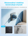 Anker Zolo ładowarka sieciowa 70 W – 3× USB-C + USB-A, czarna