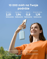 Anker Zolo powerbank 10000 mAh 35 W, dwa kable USB-C, czarny