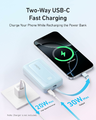 Anker Zolo powerbank 10000 mAh z kablem USB-C, 30 W, niebieski