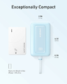 Anker Zolo powerbank 10000 mAh z kablem USB-C, 30 W, niebieski