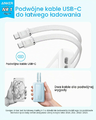 Anker Zolo Powerbank 20000 mAh 45 W – z wbudowanymi kablami, biały – zdjęcie 2