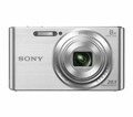 Aparat cyfrowy Sony Cyber-shot DSC-W830 20.1 Mpix srebrny widok z przodu