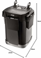 Aquael Ultramax 1000 – filtr kubełkowy do akwarium 100-300 l – zdjęcie 6
