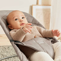 BabyBjörn Bliss – bujaczek niemowlęcy 2w1, piaskowo-szary – zdjęcie 4