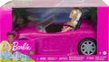 Barbie DJR55 – różowy kabriolet dla lalek z lalką Barbie w zestawie