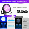 BETOPPER LPC120 zestaw 4 reflektorów LED PAR 120 W RGBW DMX