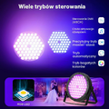 BETOPPER LPC120 zestaw 4 reflektorów LED PAR 120 W RGBW DMX
