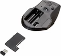 Bezprzewodowa ergonomiczna mysz AmazonBasics GP9-BK widok baterii