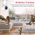 Bezprzewodowa kamera IP niania elektroniczna Mibao Smart Camera FHD widok monitorowania kota w ruchu