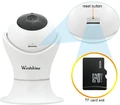 Bezprzewodowa kamera Westshine WS-PA201 FHD 1080P WiFi widok sd.