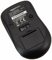 Bezprzewodowa mysz myszka optyczna Amazon Basics MG-0975 USB widok z tyłu