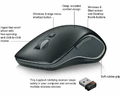 Bezprzewodowa mysz optyczna Logitech M560 Extra 1000DPI widok z opisem