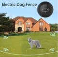 Bezprzewodowe elektryczne ogrodzenie dla psa nadajnik widok zastosowania