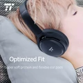 Bezprzewodowe słuchawki gamingowe TaoTronics TT-BH22 ANC widok podczas snu
