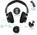 Bezprzewodowe słuchawki nauszne Bluetooth do TV Rybozen BH061-DE widok legendy