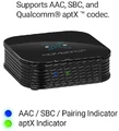 Bezprzewodowy adapter audio HomeSpot BTADP-236V5 Bluetooth APTX RCA widok opisu
