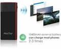 Bezprzewodowy router podróżny PowerBank FileHub HooToo TripMate Titan widok pojemności baterii