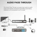 Bezprzewodowy stereofoniczny nadajnik odbiornik audio A2DP Alead Nolan TRX HD Pro bluetooth widok zastosowania 