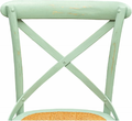 Biscottini krzesło Thonet z jesionu – krzesło vintage, antyczny niebieski