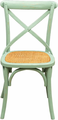 Biscottini krzesło Thonet z jesionu – krzesło vintage, antyczny niebieski
